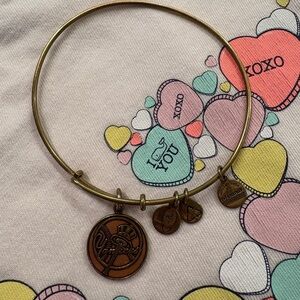 Alex and Ani Gold Charm Bracelet